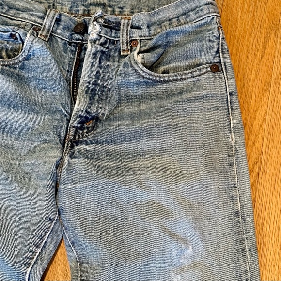 Vintage Levi's Distressed 505 Jeans, sz 28 - Picture 6 of 10
